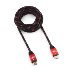 Кабель HDMI - HDMI Cablexpert CC-G-HDMI02-4.5M 4.5 м черный/красный