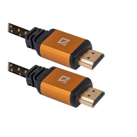 Кабель HDMI - HDMI Defender HDMI-17PRO (87460) 5 м черный/оранжевый