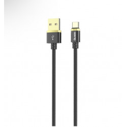 Кабель USB Type-C - USB 2.0 Type-A Olmio Deluxe (38855) 1м черный