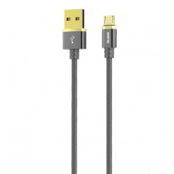 Кабель micro USB - USB 2.0 Type-A Olmio Deluxe (41634) 1 м серый