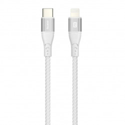 Кабель Lightning 8-pin MFI - USB Type-C Olmio MFI (41659) 1.2 м белый