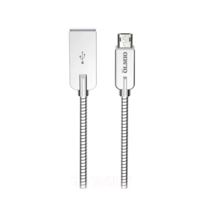 Кабель micro USB - USB 2.0 Type-A Olmio Steely (38650) 1.2 м серый