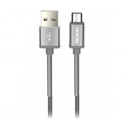 Кабель micro USB - USB 2.0 Type-A Olmio Steely (38650) 1.2 м серый