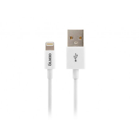 Кабель Lightning 8-pin - USB 2.0 Type-A Olmio 38655 1 м белый