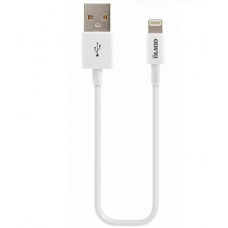 Кабель Lightning 8-pin - USB 2.0 Type-A Olmio 38655 1 м белый