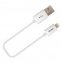 Кабель Lightning 8-pin - USB 2.0 Type-A Olmio 41666 1 м белый