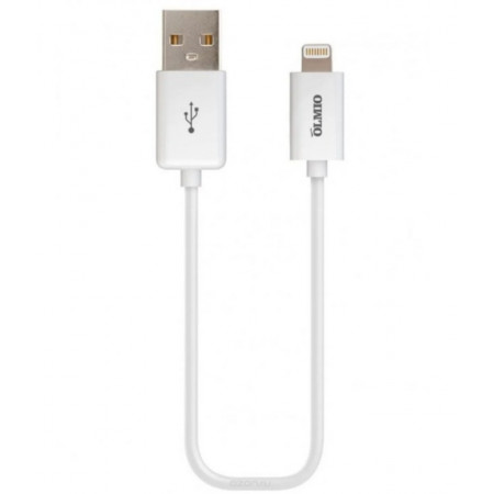 Кабель Lightning 8-pin - USB 2.0 Type-A Olmio 41666 1 м белый