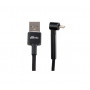 Кабель Lightning 8-pin - USB 2.0 Type-A Ritmix RCC-423 (80000790) 1 м черный