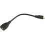 Переходник USB 2.0 Type-A - micro USB-B Cablexpert A-OTG-AFBM-001 0.15 м черный