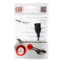 Переходник USB 2.0 Type-A - micro USB-B Cablexpert A-OTG-AFBM-001 0.15 м черный