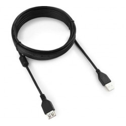 Кабель USB 2.0 Type-A - USB 2.0 Type-A Cablexpert CCF-USB2-AMAF-15 4.5 м черный