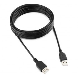 Кабель USB 2.0 Type-A - USB 2.0 Type-A Cablexpert CCP-USB2-AMAF-15C 4.5 м черный