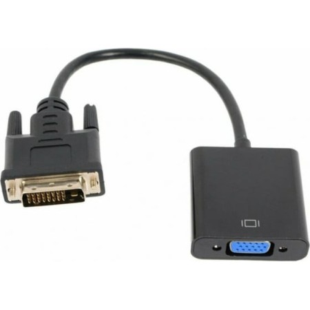 Переходник DVI-I - VGA Cablexpert A-DVID-VGAF-01 черный