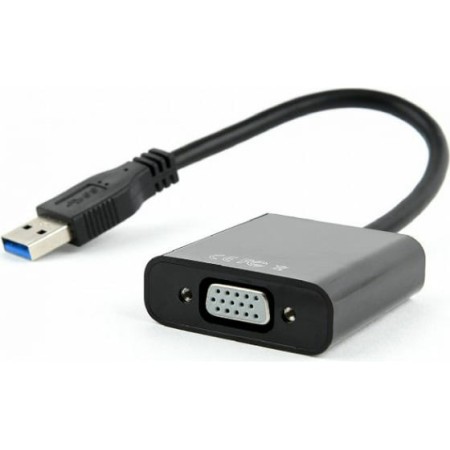 Переходник USB Type A - VGA Cablexpert AB-U3M-VGAF-01 черный