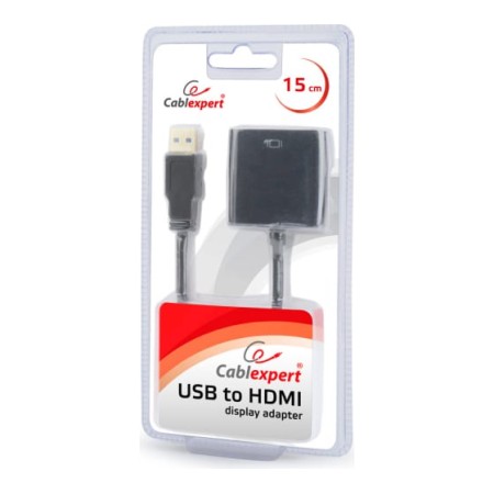 Переходник USB Type A - HDMI Cablexpert A-USB3-HDMI-02 черный