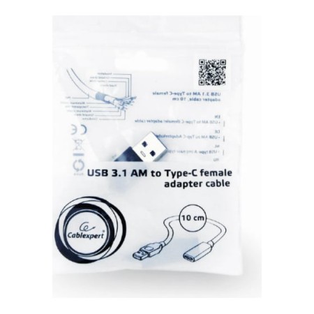 Переходник USB 3.0 Type-A - USB 2.0 Type-C Cablexpert A-USB3-AMCF-01 0.5 м черный