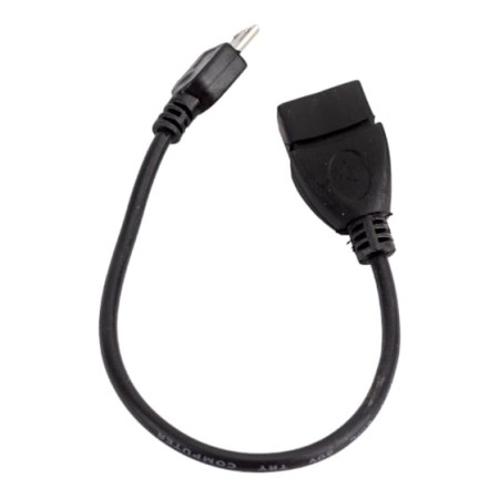Переходник USB 2.0 Type-A - micro USB-B Cablexpert A-OTG-AFBM-03 0.15 м черный