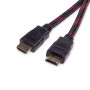 Кабель HDMI-HDMI iPower iPiHDMi30 3 м черный/красный