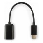 Переходник USB 2.0 Type-A - USB 2.0 Type-C Cablexpert A-OTG-CMAF2-01 0.2 м черный