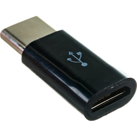 Переходник USB 2.0 Type-C - micro USB Cablexpert A-USB2-CMmF-01 черный