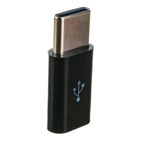 Переходник USB 2.0 Type-C - micro USB Cablexpert A-USB2-CMmF-01 черный