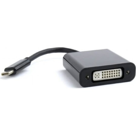 Переходник USB Type С - DVI Cablexpert A-CM-DVIF-01 черный