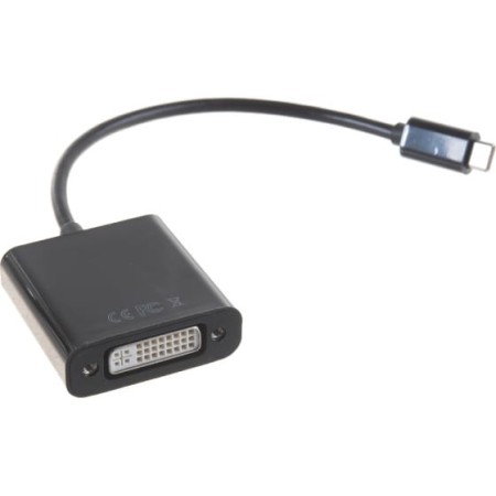 Переходник USB Type С - DVI Cablexpert A-CM-DVIF-01 черный