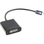 Переходник USB Type С - DVI Cablexpert A-CM-DVIF-01 черный