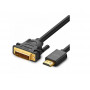 Кабель HDMI - DVI UGREEN HD106 (10135) 2 м черный