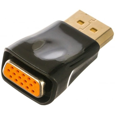 Переходник DisplayPort - VGA Cablexpert A-DPM-VGAF-01 черный