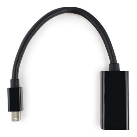 Переходник mini DisplayPort - DisplayPort Cablexpert A-mDPM-DPF-001 черный
