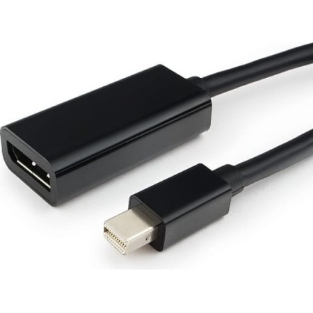 Переходник mini DisplayPort - DisplayPort Cablexpert A-mDPM-DPF-001 черный