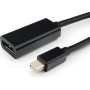 Переходник mini DisplayPort - DisplayPort Cablexpert A-mDPM-DPF-001 черный