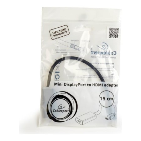 Переходник mini DisplayPort - HDMI Cablexpert A-mDPM-HDMIF-02 черный