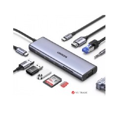 Док-станция Ugreen CM498 (15601) серый