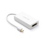 Переходник mini DisplayPort - HDMI+VGA+DVI Ugreen MD114 (20418) белый