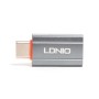 Переходник USB 2.0 Type-A - USB 2.0 Type-C LDNIO LC140 0.15 м серебристый