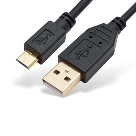 Переходник USB 2.0 Type-A - micro USB-B Ship SH7048G-1.2P 1.2 м черный
