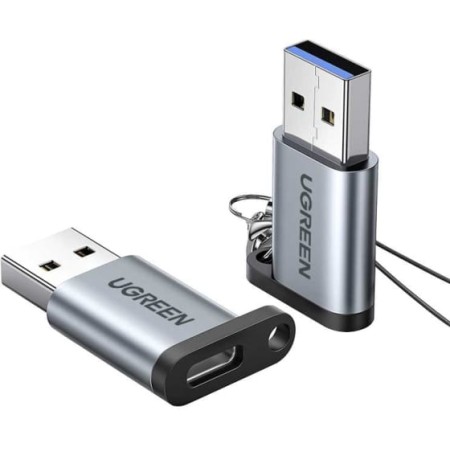 Переходник USB 3.1 Type-C - USB 3.0 Type-A UGREEN US276 (50533) 0.15 м серый