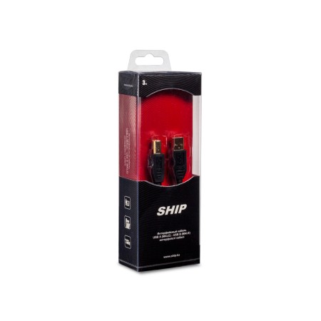 Кабель USB Type A - USB Type B Ship SH7013-3B 3 м черный
