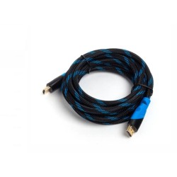 Кабель HDMI - HDMI SVC HR0300LB-B 3 м черный/голубой