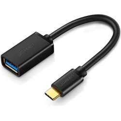 Кабель USB 3.1 Gen 1 Type-C - USB 3.0 Type-A Ugreen US154 (30701) 0.15 м черный