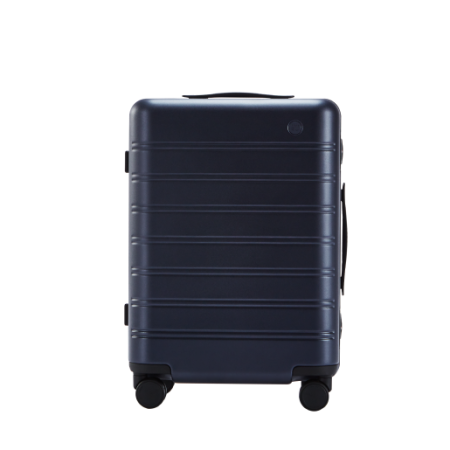Чемодан NINETYGO Manhattan frame luggage 24" (6972125145475) тёмно-синий