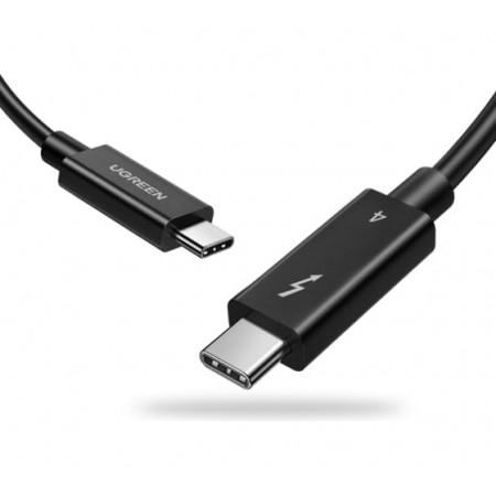 Кабель Thunderbolt 4 (USB Type-C) - USB Type С UGREEN US501 (30389) 0.8 м черный