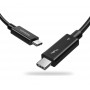 Кабель Thunderbolt 4 (USB Type-C) - USB Type С UGREEN US501 (30389) 0.8 м черный