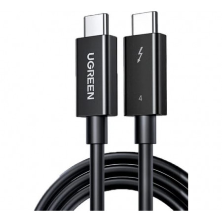 Кабель Thunderbolt 4 (USB Type-C) - USB Type С UGREEN US501 (30389) 0.8 м черный
