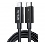 Кабель Thunderbolt 4 (USB Type-C) - USB Type С UGREEN US501 (30389) 0.8 м черный