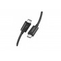 Кабель Thunderbolt 4 (USB Type-C) - USB Type С UGREEN US501 (30389) 0.8 м черный