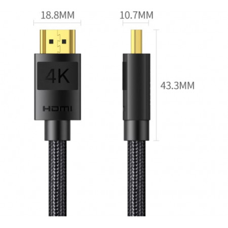 Кабель HDMI - HDMI Ugreen HD119 (40103) 5 м черный