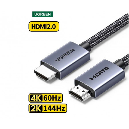 Кабель HDMI - HDMI Ugreen HD153 (25300) 3 м черный